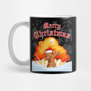 Merry Christmas Dab-splosion Mug